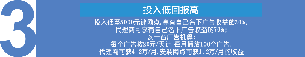 共享廣告項目投入低，回報高